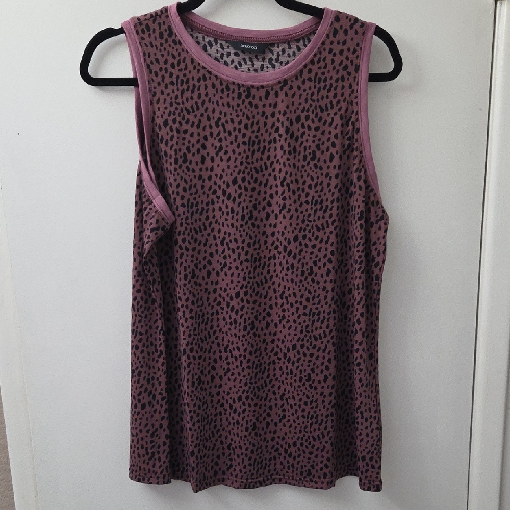 Sonoma Spotted Purple Tank Top